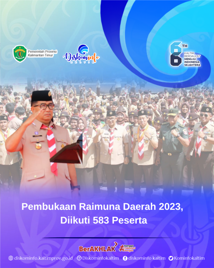 Pembukaan Raimuna Daerah 2023, Diikuti 583 Peserta