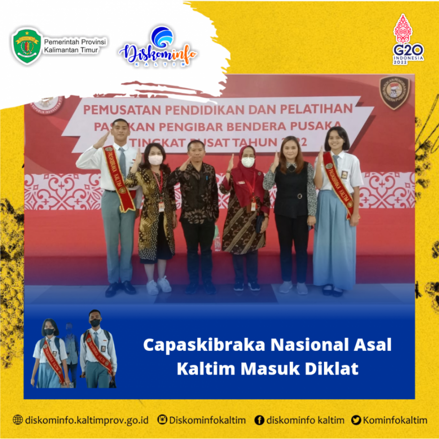 Capaskibraka Nasional Asal Kaltim Masuk Diklat