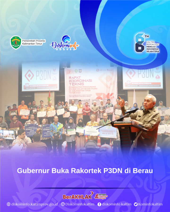 Gubernur Buka Rakortek P3DN di Berau 