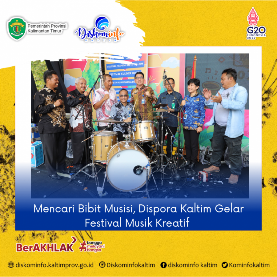 Mencari Bibit Musisi, Dispora Kaltim Gelar Festival Musik Kreatif 