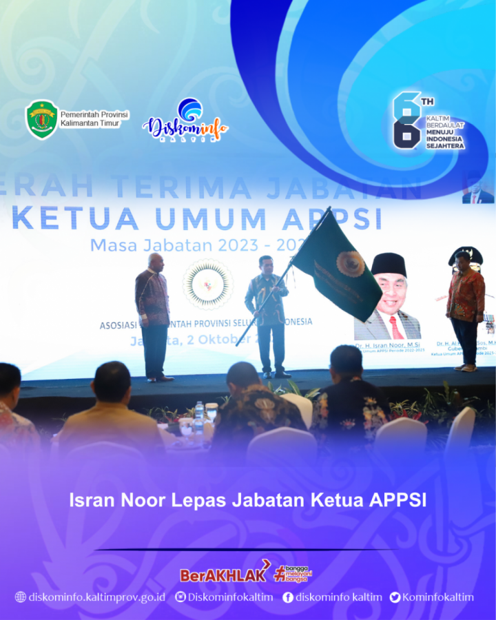 Isran Noor Lepas Jabatan Ketua APPSI