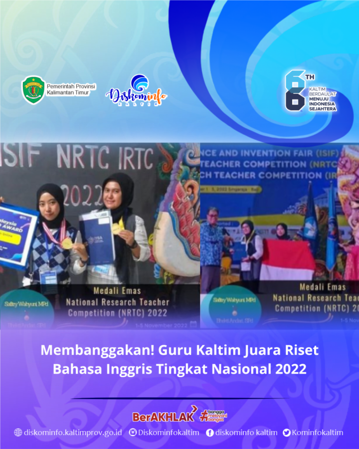 Membanggakan! Guru Kaltim Juara Riset Bahasa Inggris Tingkat Nasional 2022