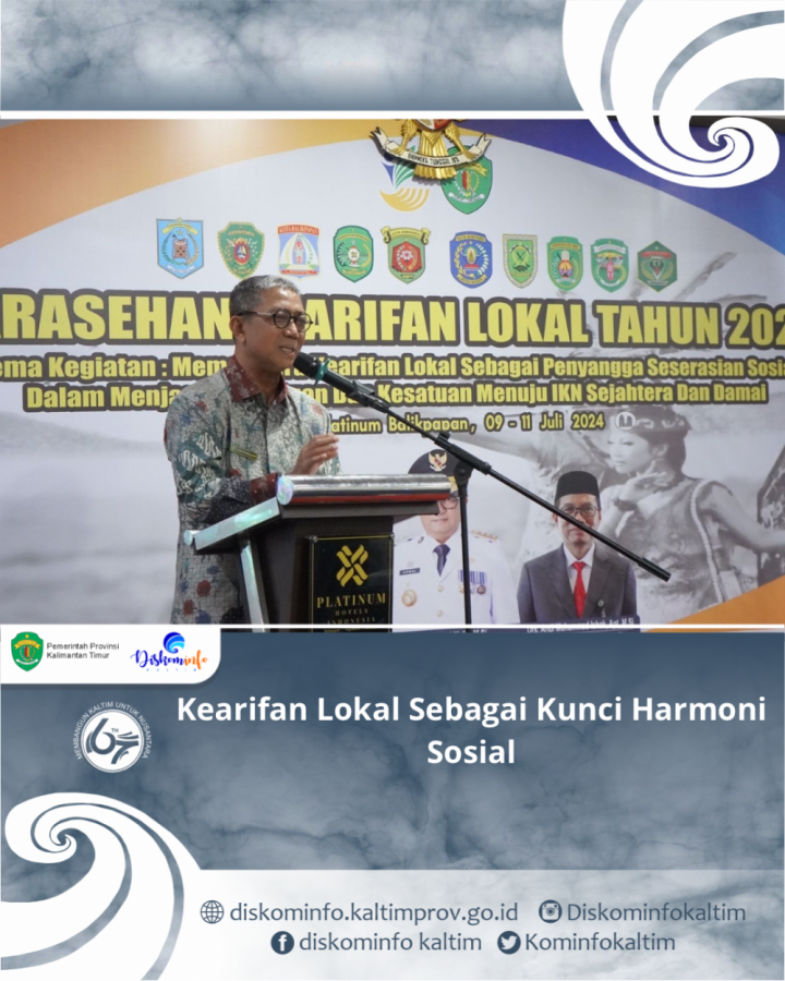 Kearifan Lokal Sebagai Kunci Harmoni Sosial