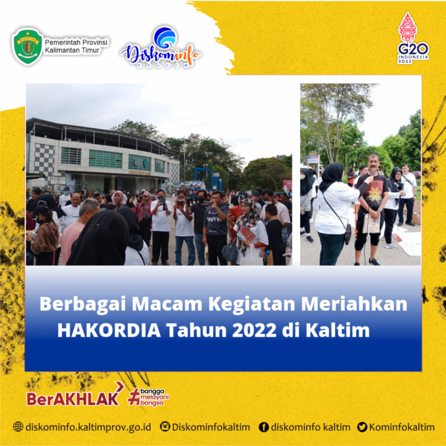 Berbagai Macam Kegiatan Meriahkan HAKORDIA Tahun 2022 di Kaltim