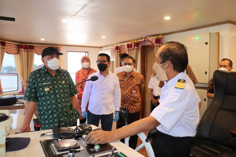 Isran Noor Bangga Kapal Buatan Kaltim Akan Dikirim Ke Maldives