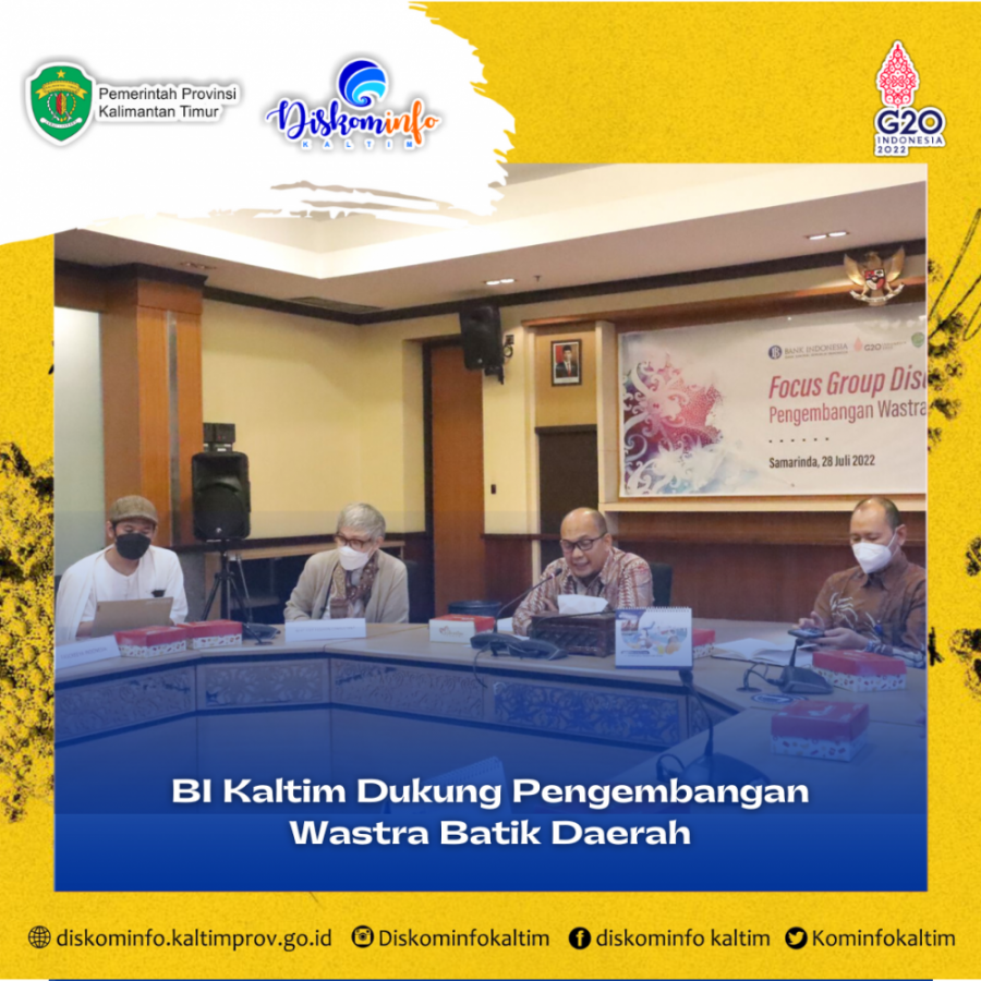 BI Kaltim Dukung Pengembangan Wastra Batik Daerah