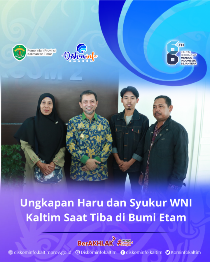 Ungkapan Haru dan Syukur WNI Kaltim Saat Tiba di Bumi Etam