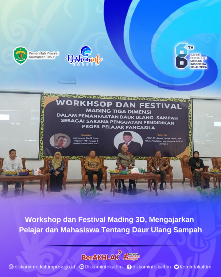 Workshop dan Festival Mading 3D, Mengajarkan Pelajar dan Mahasiswa Tentang Daur Ulang Sampah