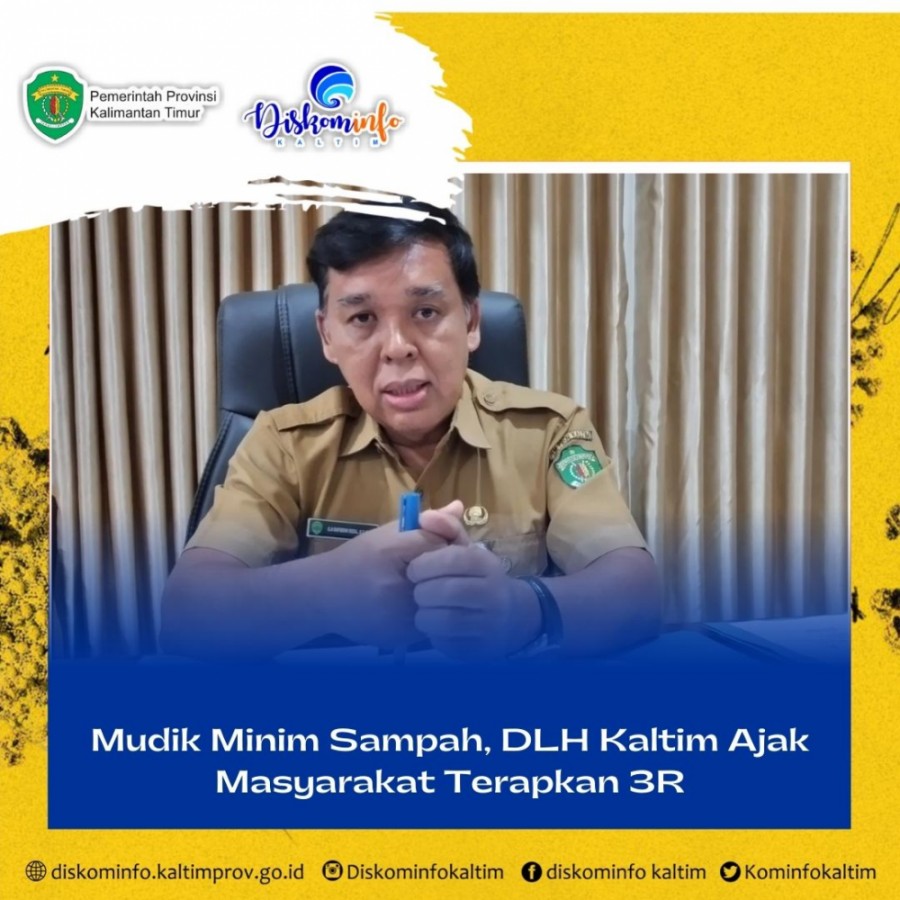 Mudik Minim Sampah, DLH Kaltim Ajak Masyarakat Terapkan 3R