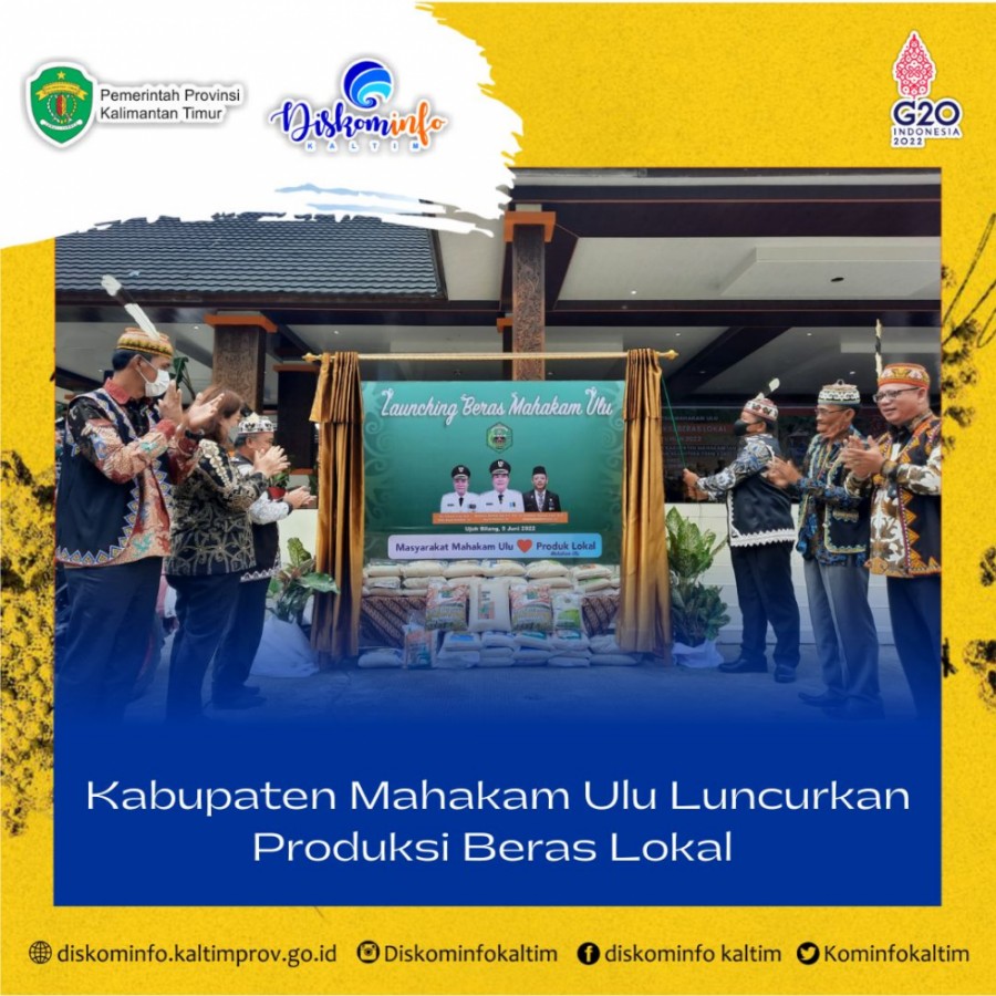 Kabupaten Mahakam Ulu Luncurkan Produksi Beras Lokal