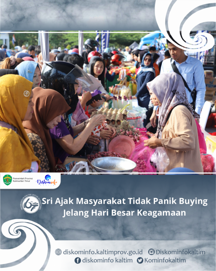 Sri Ajak Masyarakat Hindari Panik Buying Jelang Hari Besar Keagamaan