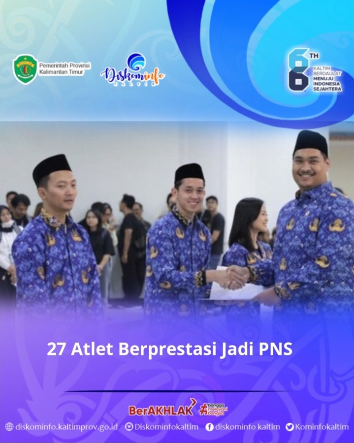 27 Atlet Berprestasi Jadi PNS