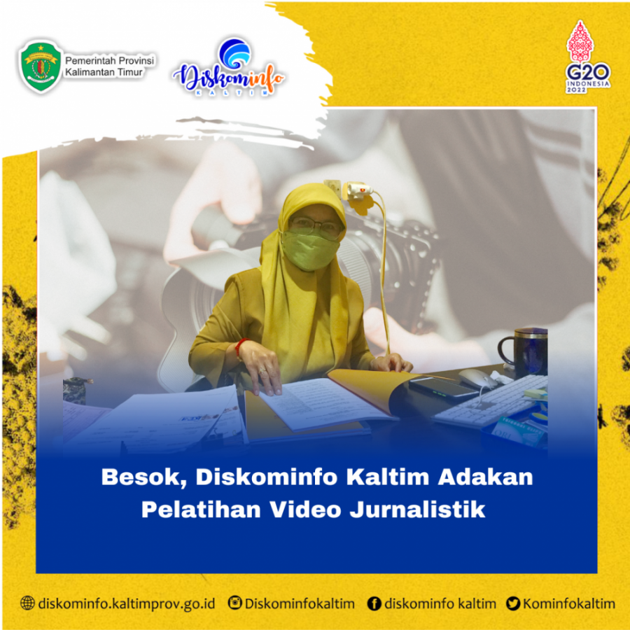 Besok, Diskominfo Kaltim Adakan Pelatihan Video Jurnalistik