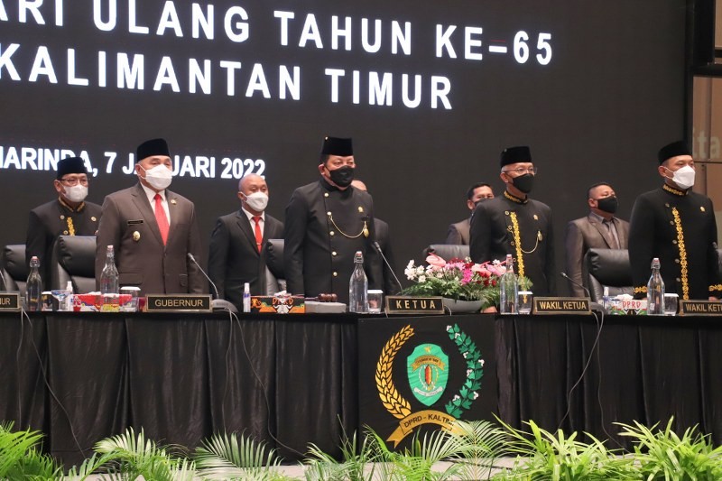 Sidang Paripurna HUT Kaltim ke-65, Makmur Minta Masyarakat Optimis Tahun 2022 