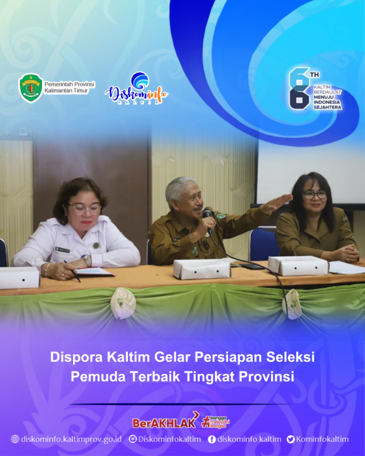 Dispora Kaltim Gelar Persiapan Seleksi Pemuda Terbaik Tingkat Provinsi