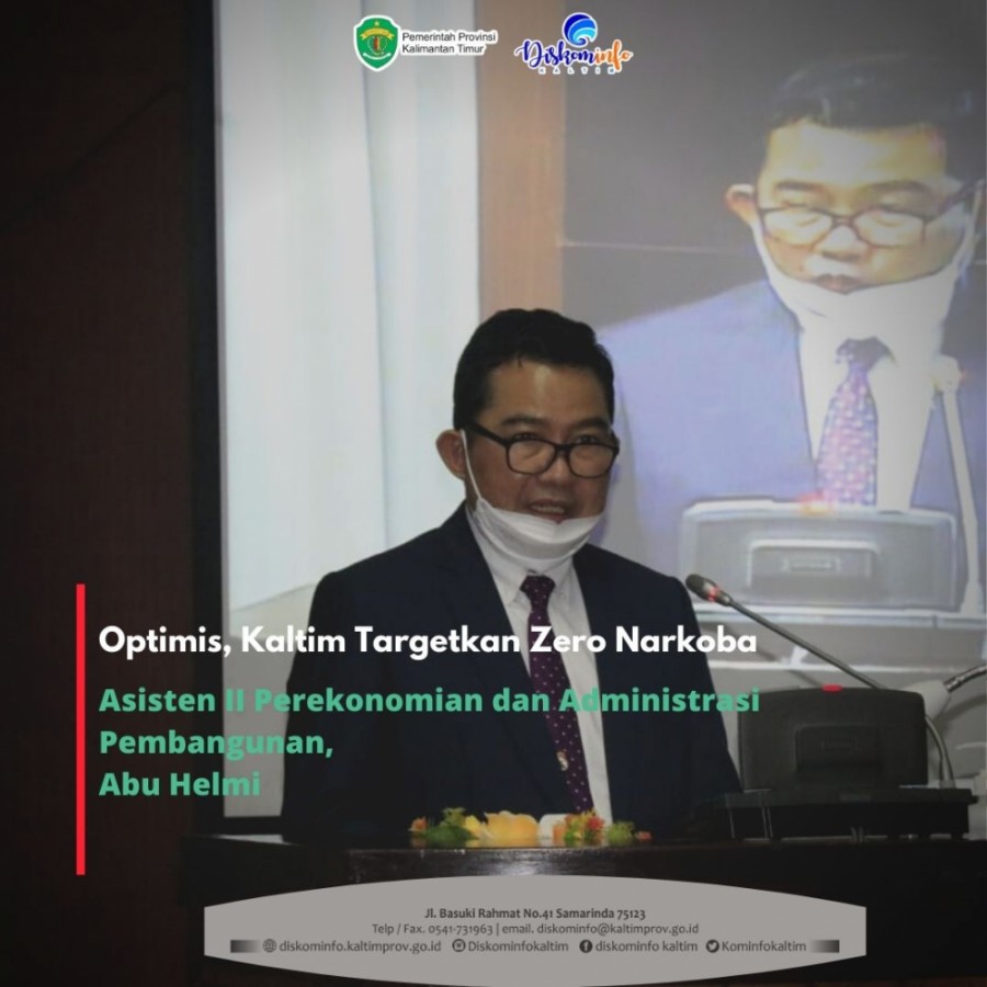 Optimis, Kaltim Targetkan Zero Narkoba