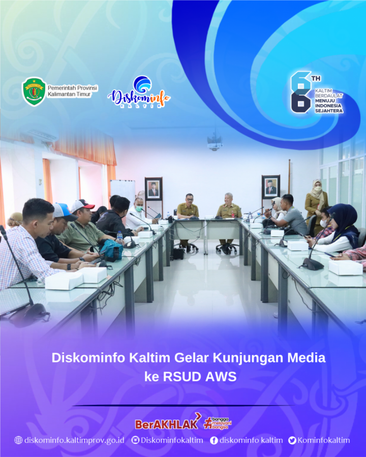 Diskominfo Kaltim Gelar Kunjungan Media ke RSUD AWS