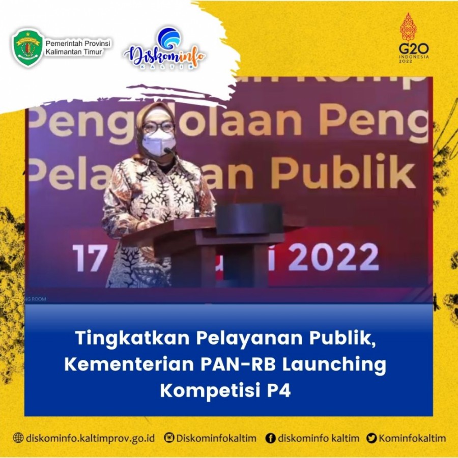 Tingkatkan Pelayanan Publik, Kementerian PAN-RB Launching Kompetisi P4