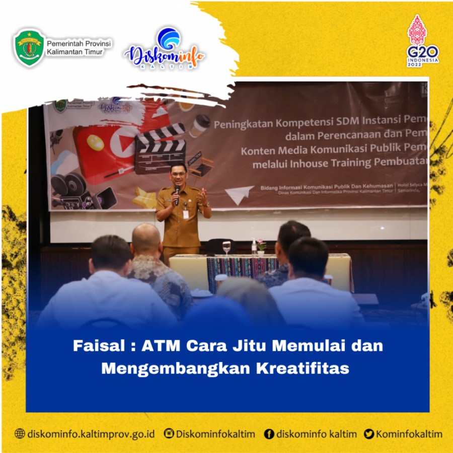 Faisal : ATM Cara Jitu Memulai dan Mengembangkan Kreatifitas