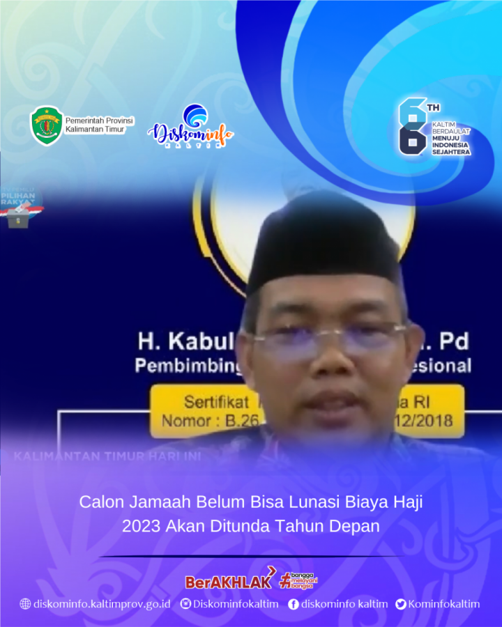 Calon Jamaah Belum Bisa Lunasi Biaya Haji 2023 Akan Ditunda Tahun Depan