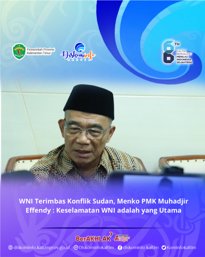 WNI Terimbas Konflik Sudan, Menko PMK Muhadjir Effendy : Keselamatan WNI adalah yang Utama