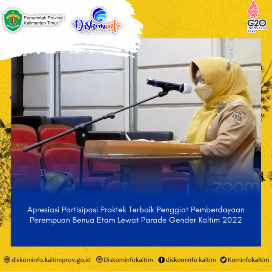 Apresiasi Partisipasi Praktek Terbaik Penggiat Pemberdayaan Perempuan Benua Etam Lewat Parade Gender Kaltim 2022