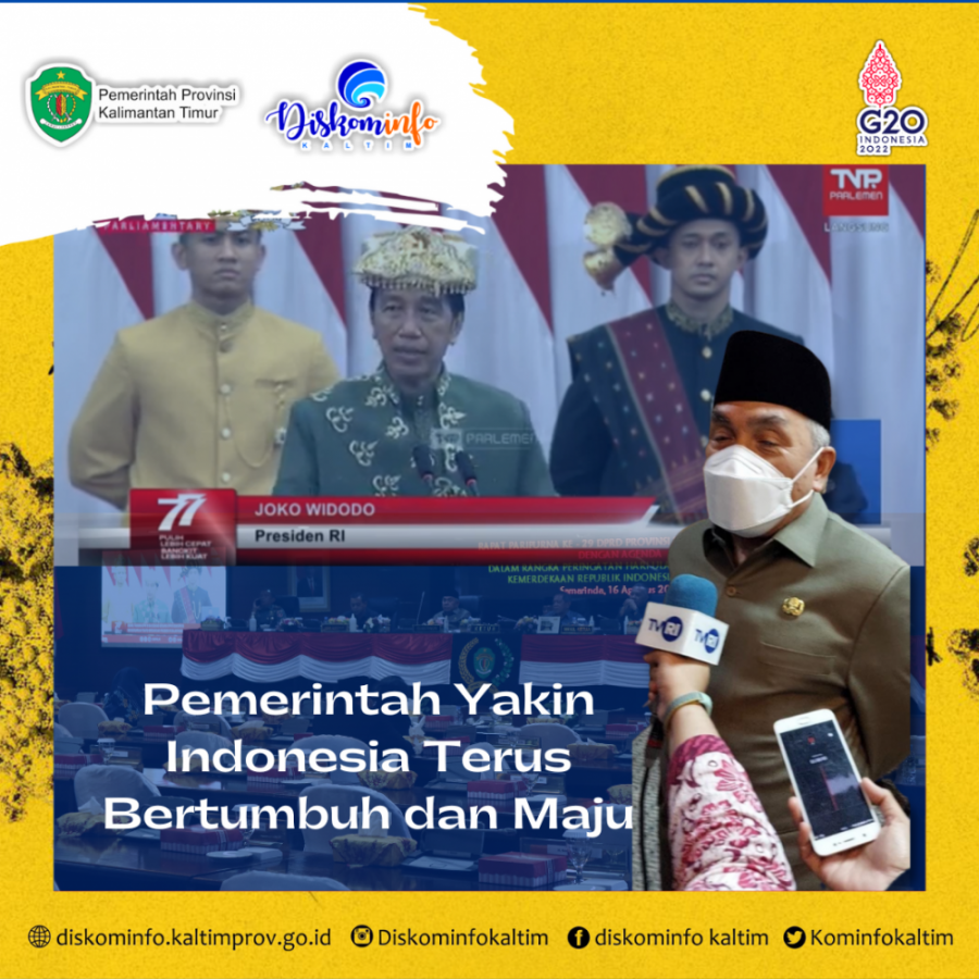 Pemerintah Yakin Indonesia Terus Bertumbuh dan Maju