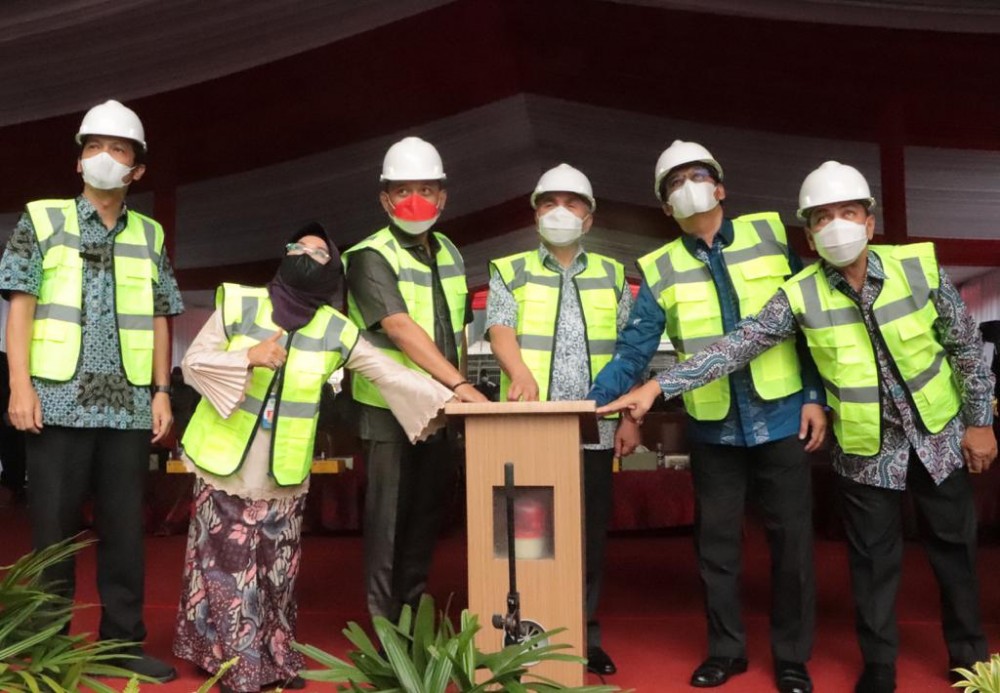 Gubernur Isran Lakukan Ground Breaking Rumah Sakit Korpri