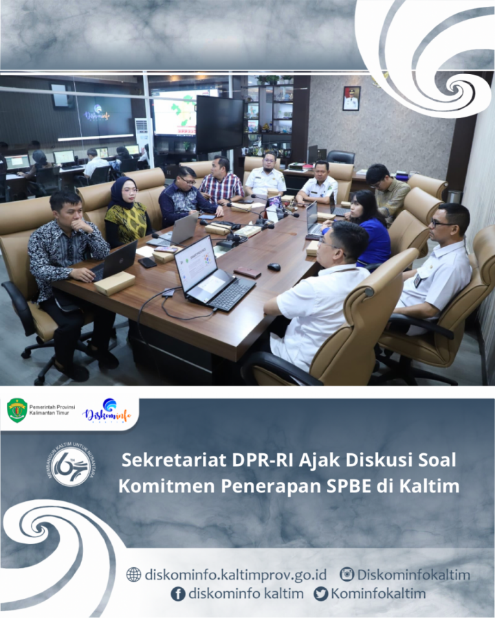 Sekretariat DPR-RI Ajak Diskusi Soal Komitmen Penerapan SPBE di Kaltim