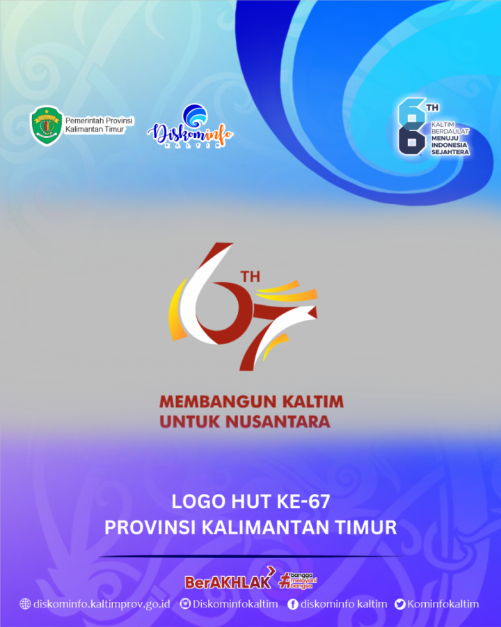 LOGO HUT KE-67 PROVINSI KALIMANTAN TIMUR