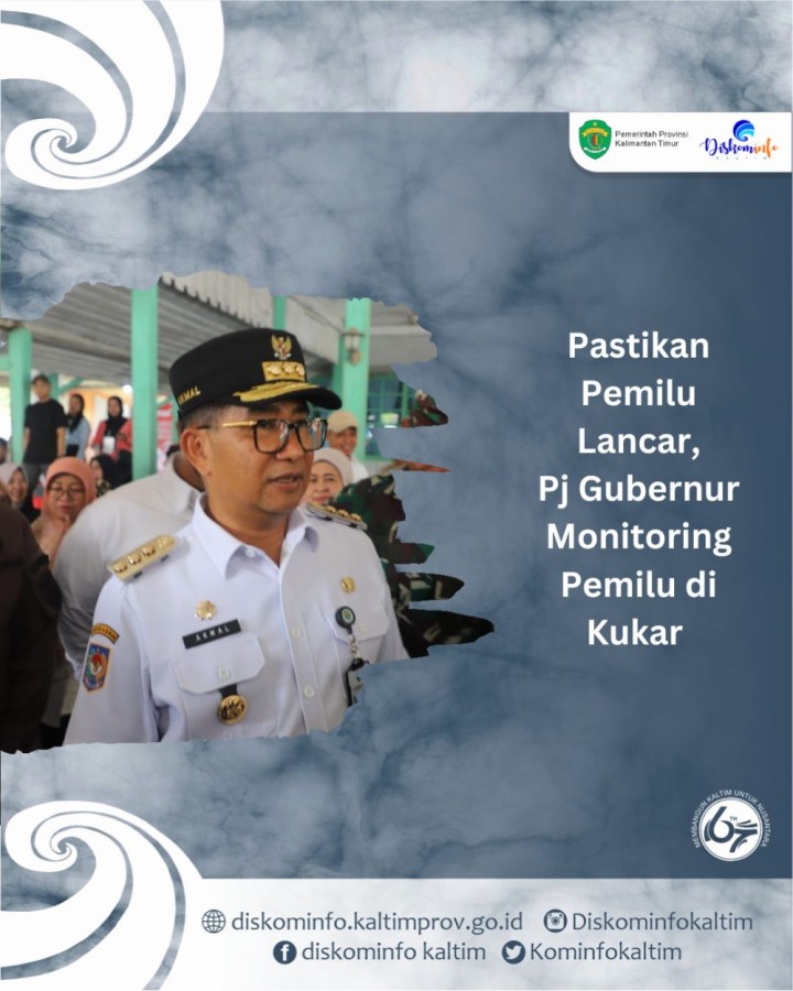 Pastikan Pemilu Lancar, Pj Gubernur Monitoring Pemilu di Kukar 