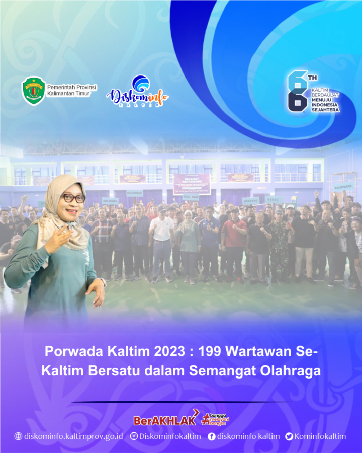 Porwada Kaltim 2023: 199 Wartawan Se-Kaltim Bersatu dalam Semangat Olahraga