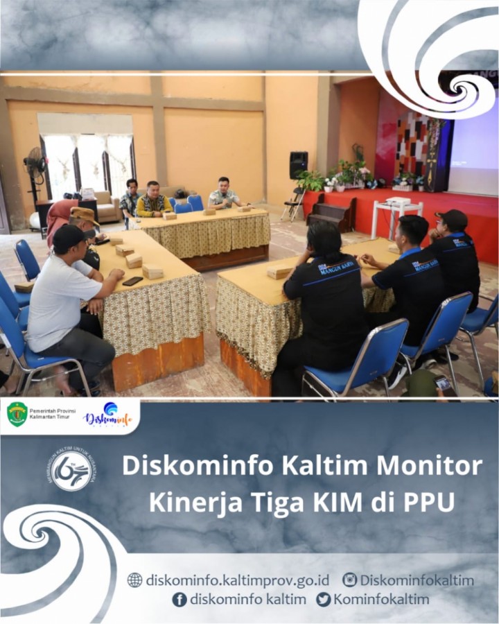 Diskominfo Kaltim Monitor Kinerja Tiga KIM di PPU