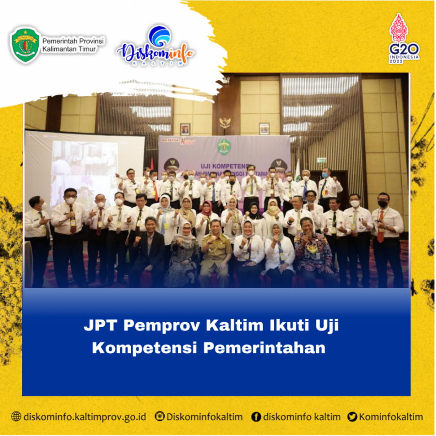 JPT Pemprov Kaltim Ikuti Uji Kompetensi Pemerintahan