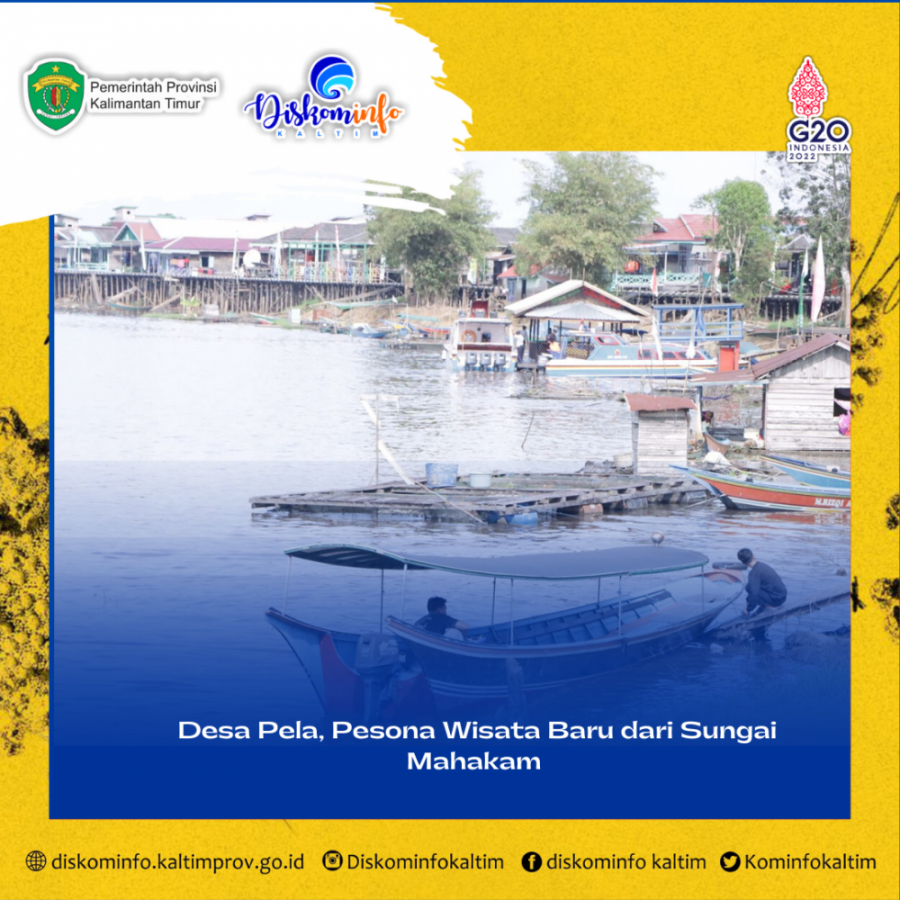 Desa Pela, Pesona Wisata Baru dari Sungai Mahakam