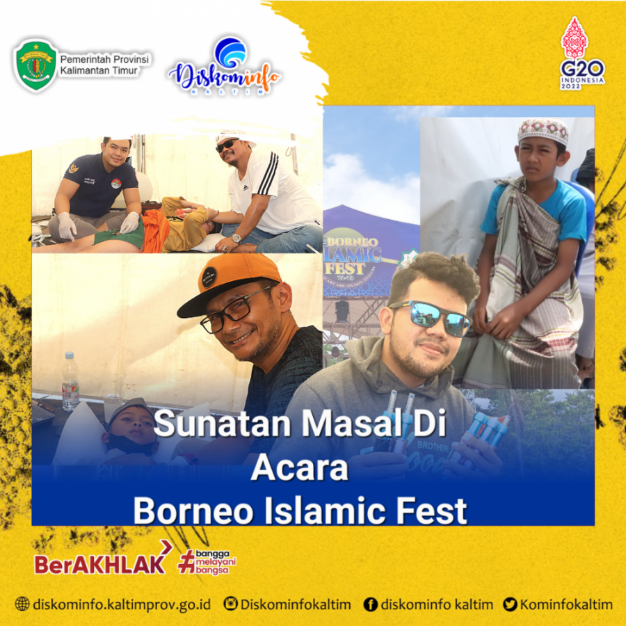 Sunatan Masal Di Acara Borneo Islamic Fest