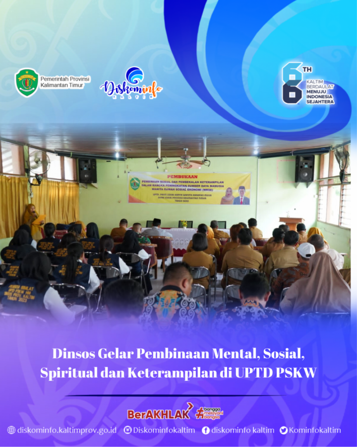 Dinsos Gelar Pembinaan Mental, Sosial, Spiritual dan Keterampilan di UPTD PSKW