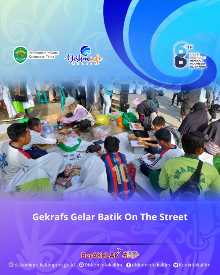 Gekrafs Gelar Batik On The Street