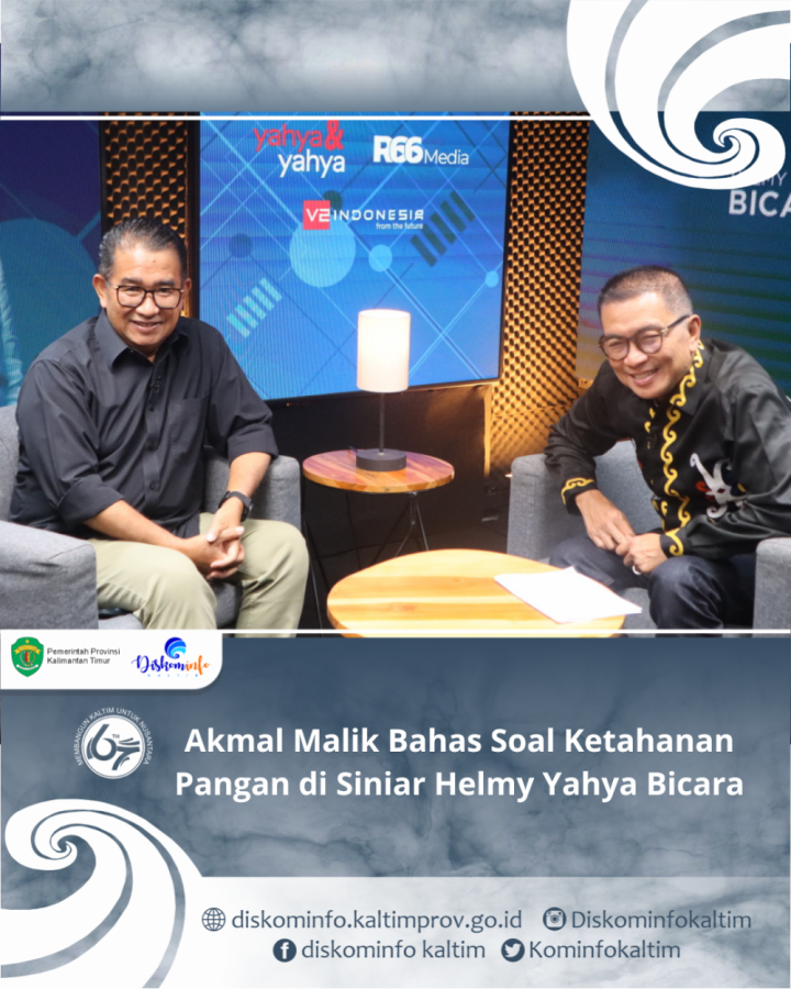 Akmal Malik Bahas Soal Ketahanan Pangan di Siniar Helmy Yahya Bicara