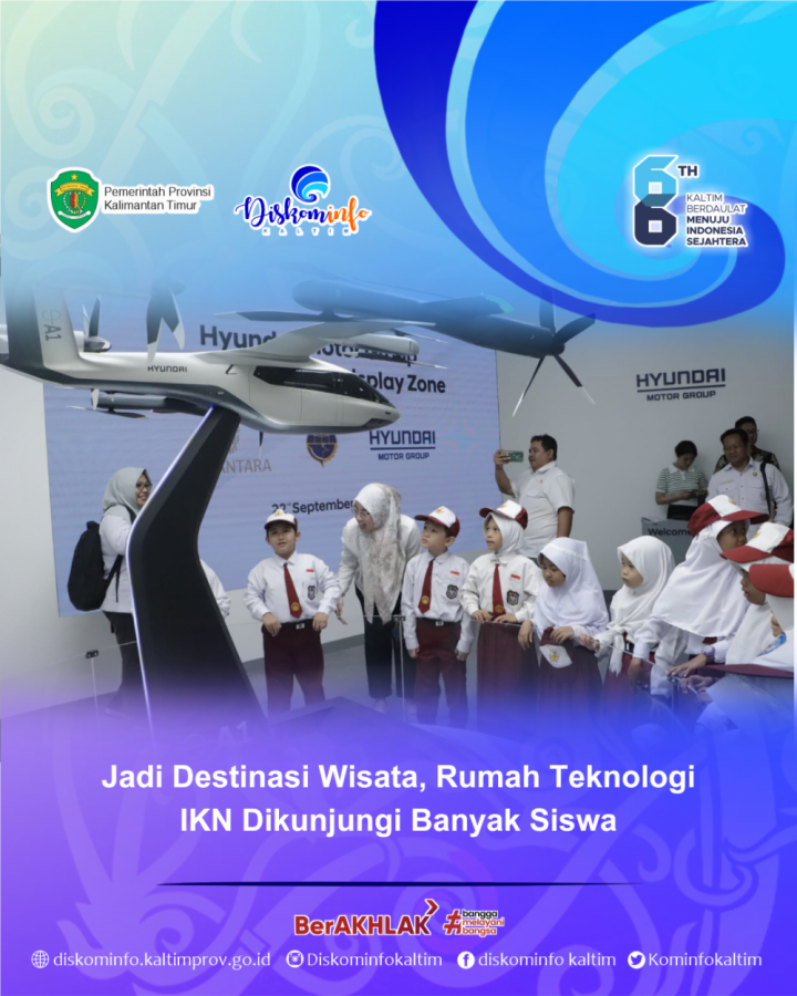 Jadi Destinasi Wisata, Rumah Teknologi IKN Dikunjungi Banyak Siswa