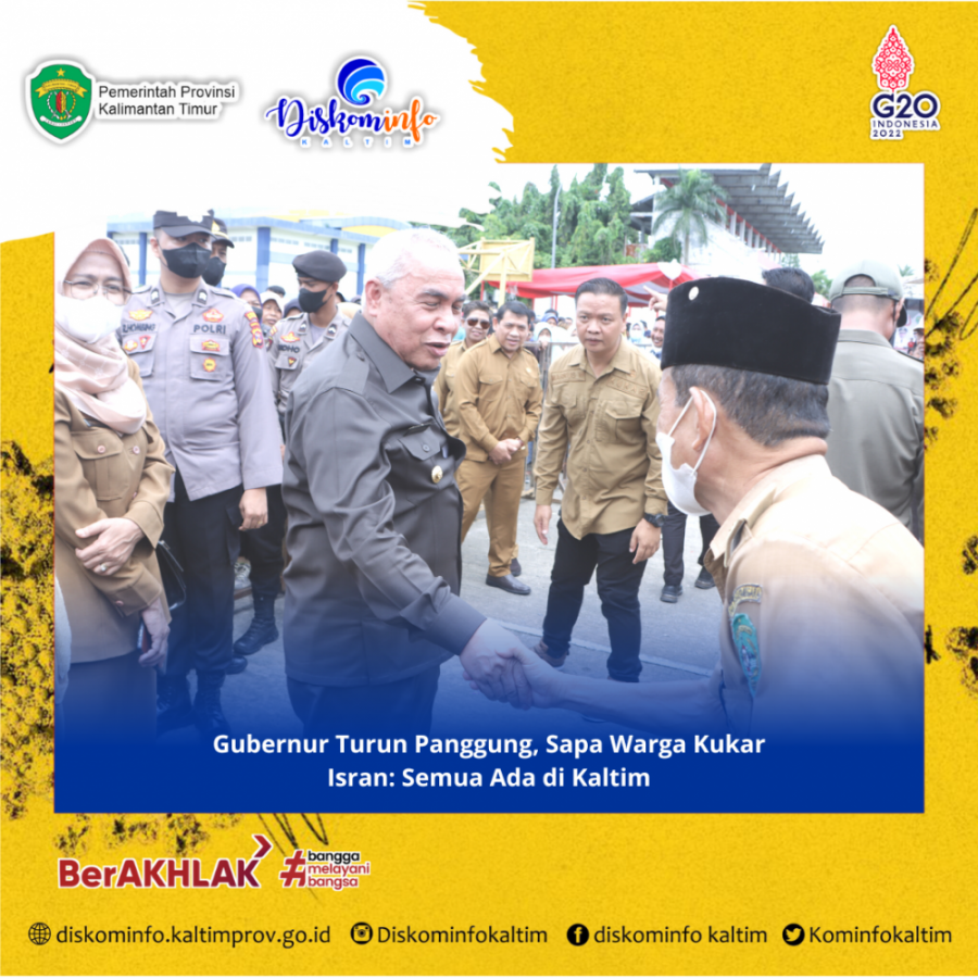 Gubernur Turun Panggung, Sapa Warga Kukar