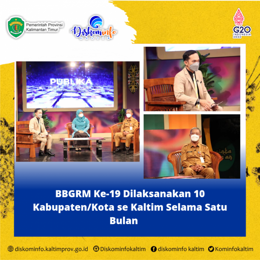 BBGRM Ke-19 Dilaksanakan 10 Kabupaten/Kota se Kaltim Selama Satu Bulan