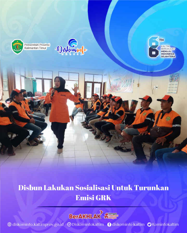 Disbun Lakukan Sosialisasi Untuk Turunkan Emisi GRK