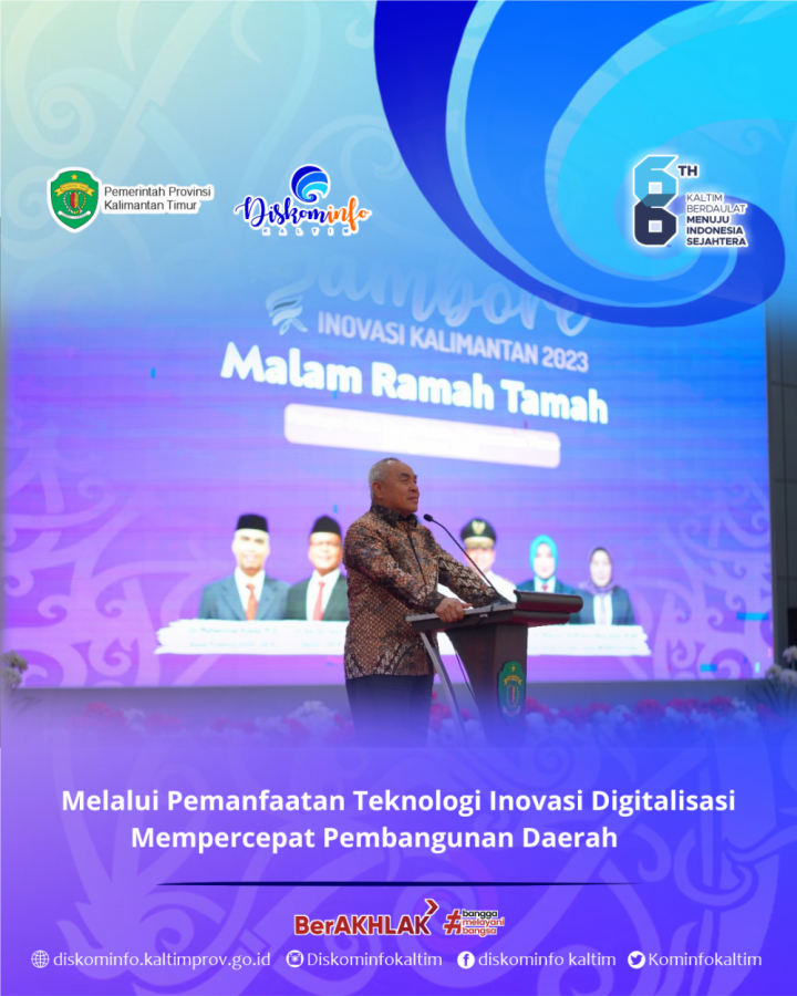 Melalui Pemanfaatan Teknologi Inovasi Digitalisasi Mempercepat Pembangunan Daerah