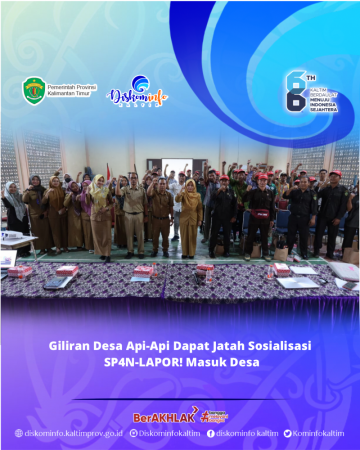 Giliran Desa Api-Api Dapat Jatah Sosialisasi SP4N-LAPOR! Masuk Desa