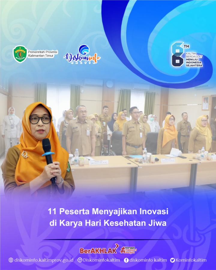 11 Peserta Menyajikan Inovasi di Lomba Karya Hari Kesehatan Jiwa