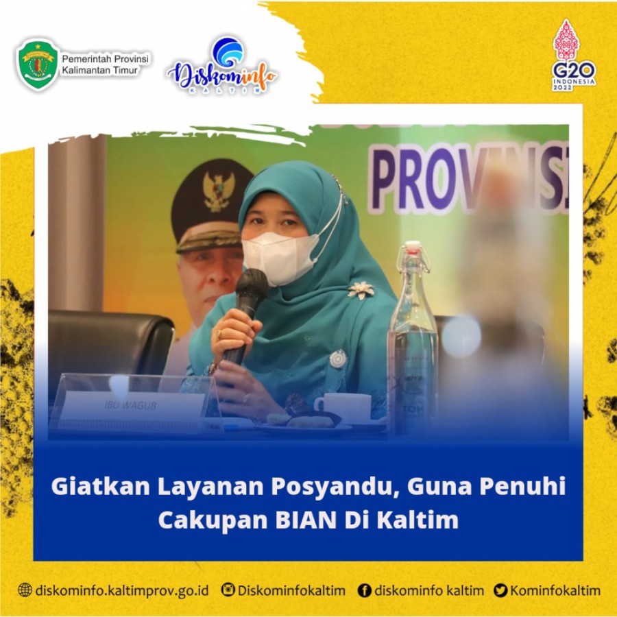 Giatkan Layanan Posyandu, Guna Penuhi Cakupan BIAN Di Kaltim