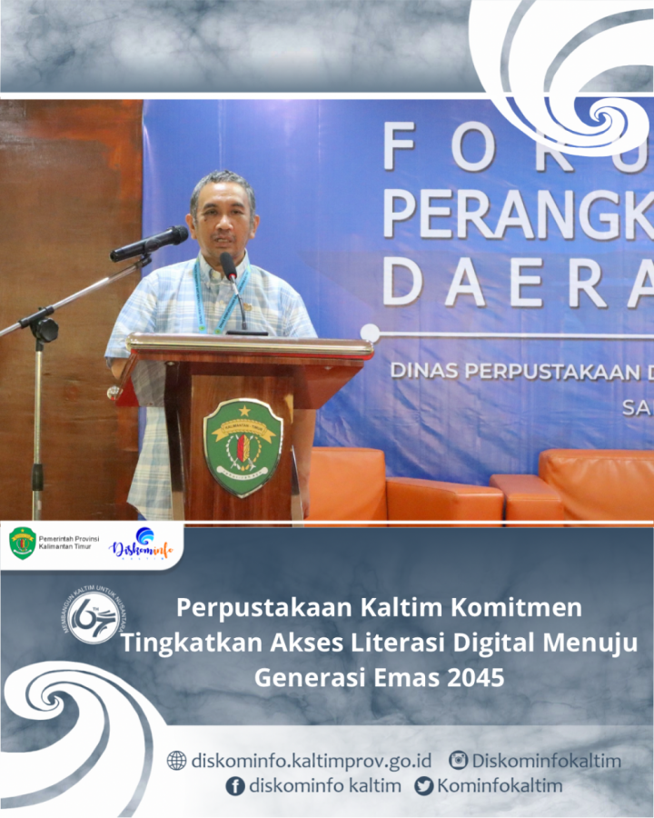 Perpustakaan Kaltim Komitmen Tingkatkan Akses Literasi Digital Menuju Generasi Emas 2045