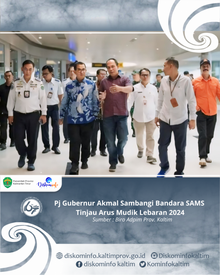 Pj Gubernur Akmal Sambangi Bandara SAMS Tinjau Arus Mudik Lebaran