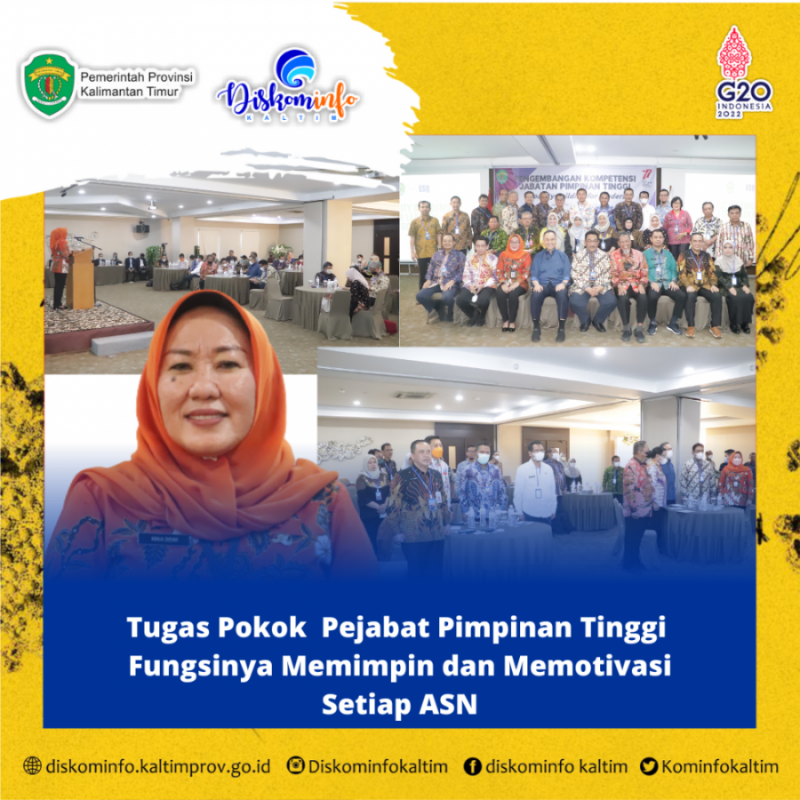 Tugas Pokok  Pejabat Pimpinan Tinggi  Fungsinya Memimpin dan Memotivasi Setiap ASN